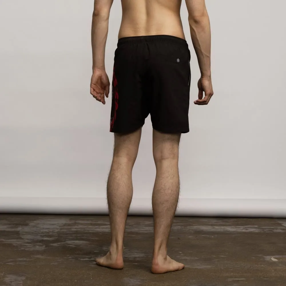 Slime Balls Swim Shorts SB Hand Swim Short - Black
