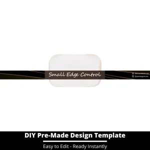Small Edge Control Side Label Template 18