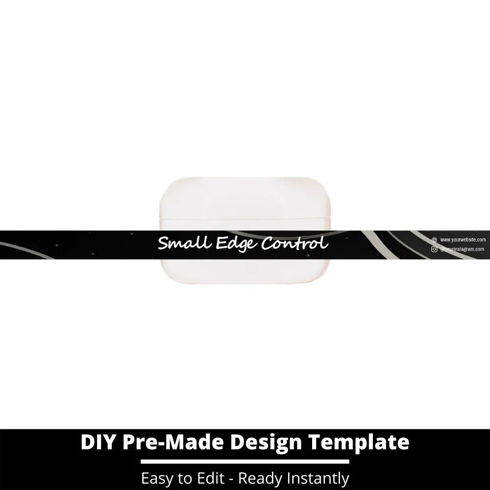 Small Edge Control Side Label Template 201