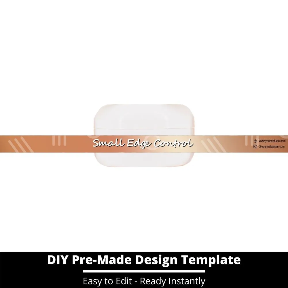 Small Edge Control Side Label Template 217