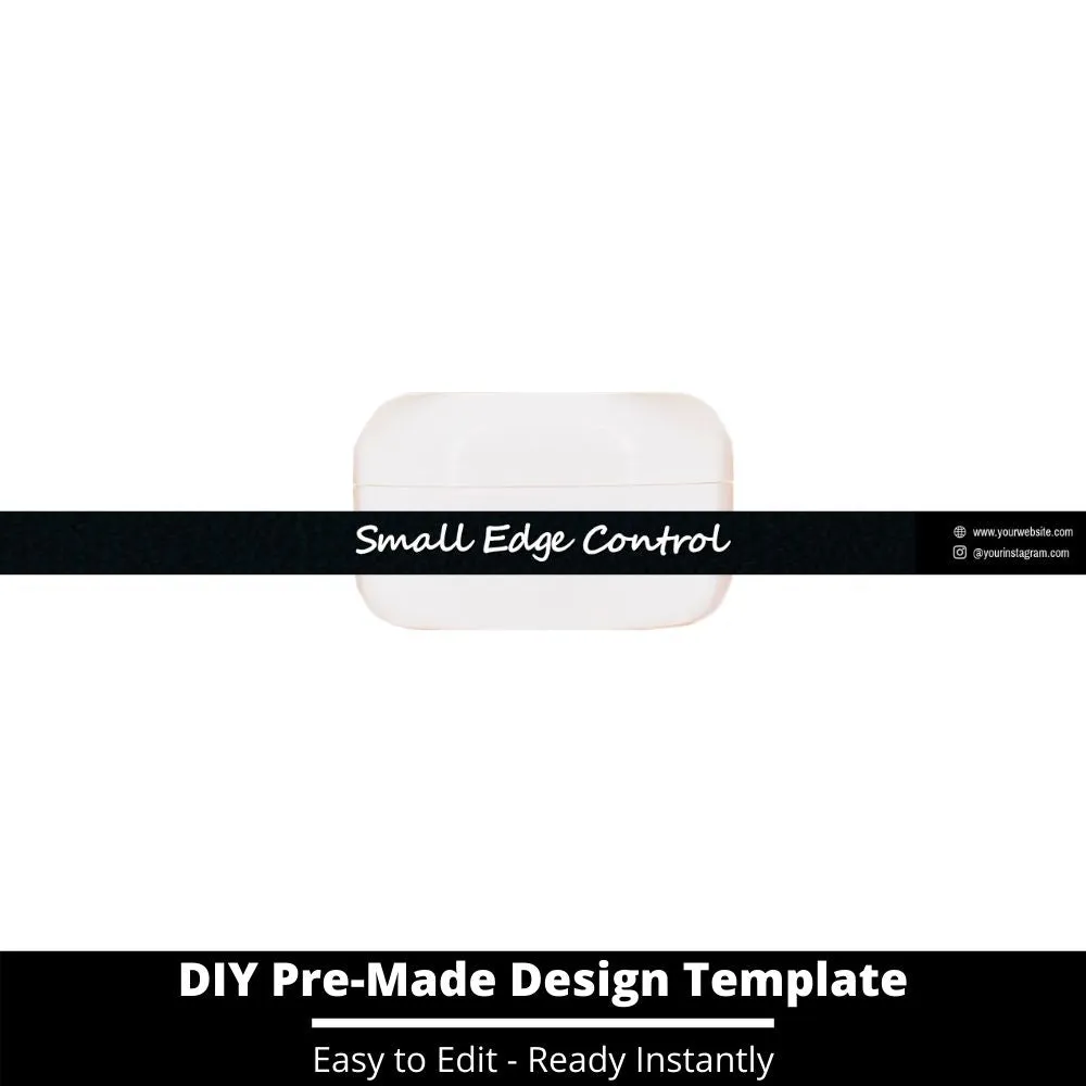 Small Edge Control Side Label Template 50
