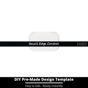 Small Edge Control Side Label Template 50