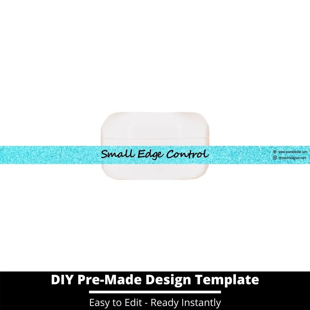 Small Edge Control Side Label Template 99