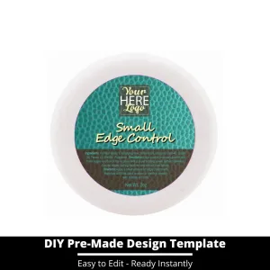 Small Edge Control Top Label Template 163