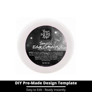 Small Edge Control Top Label Template 209