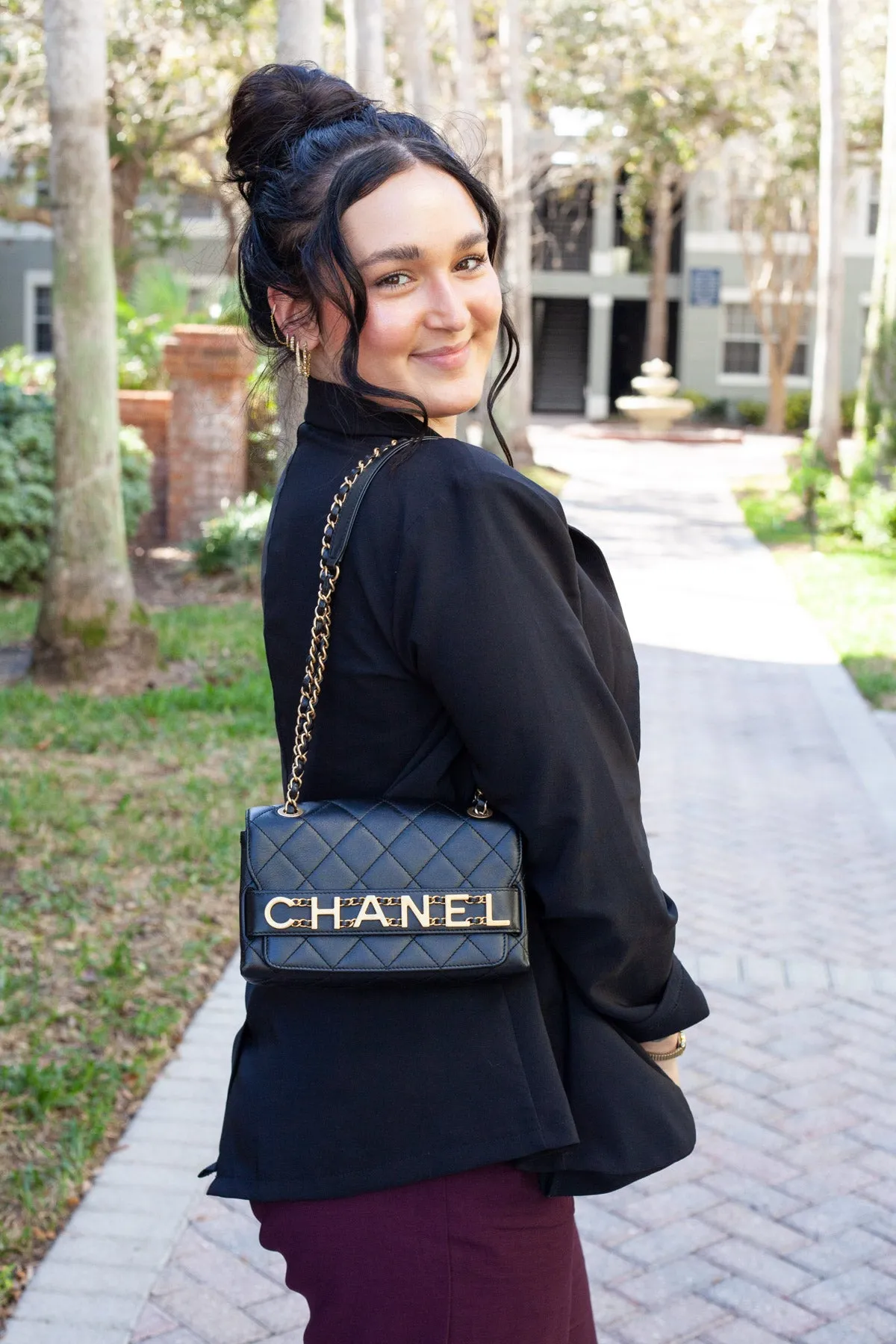 Small Logo Flap Bag