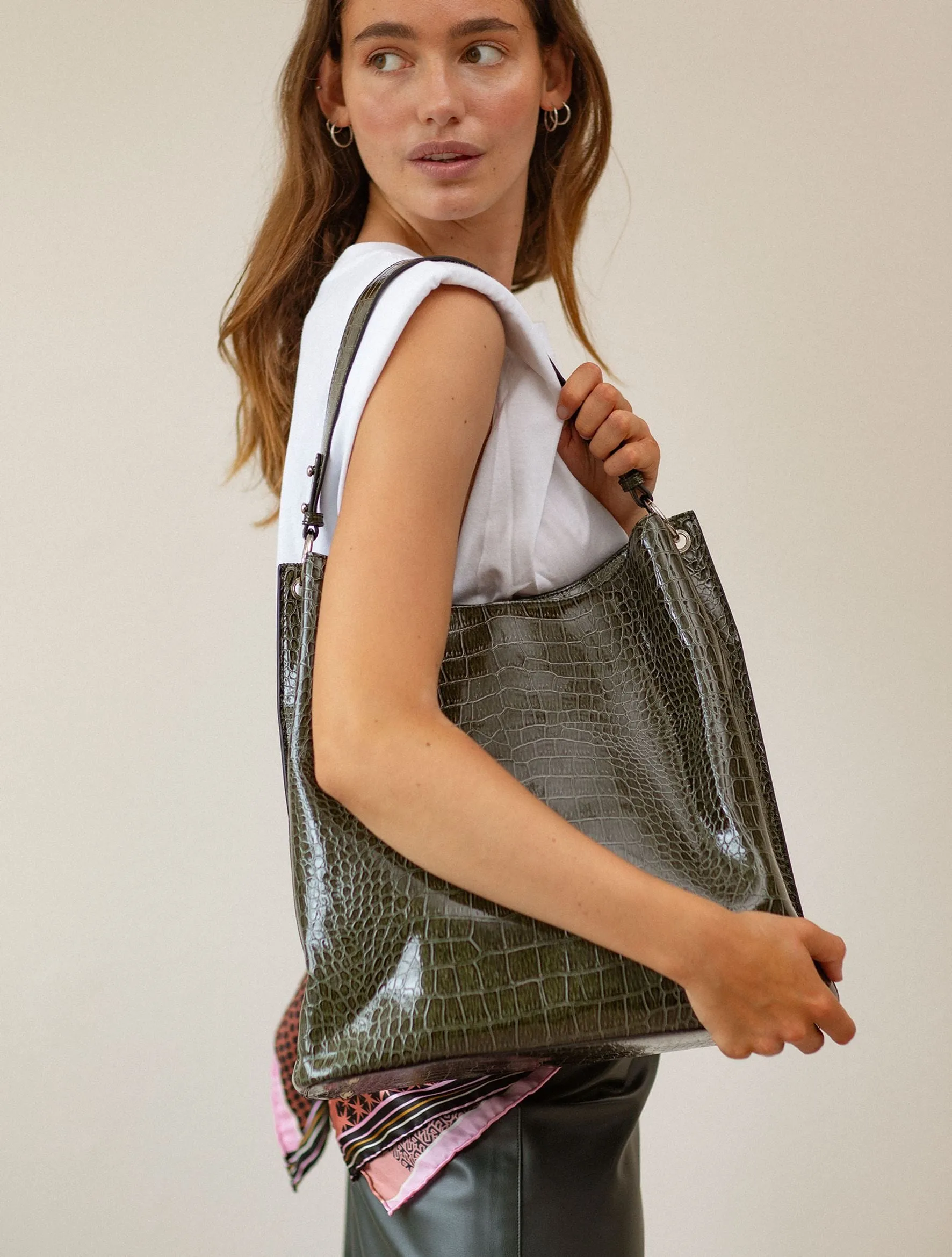Solid Kayna Bag - old shiny