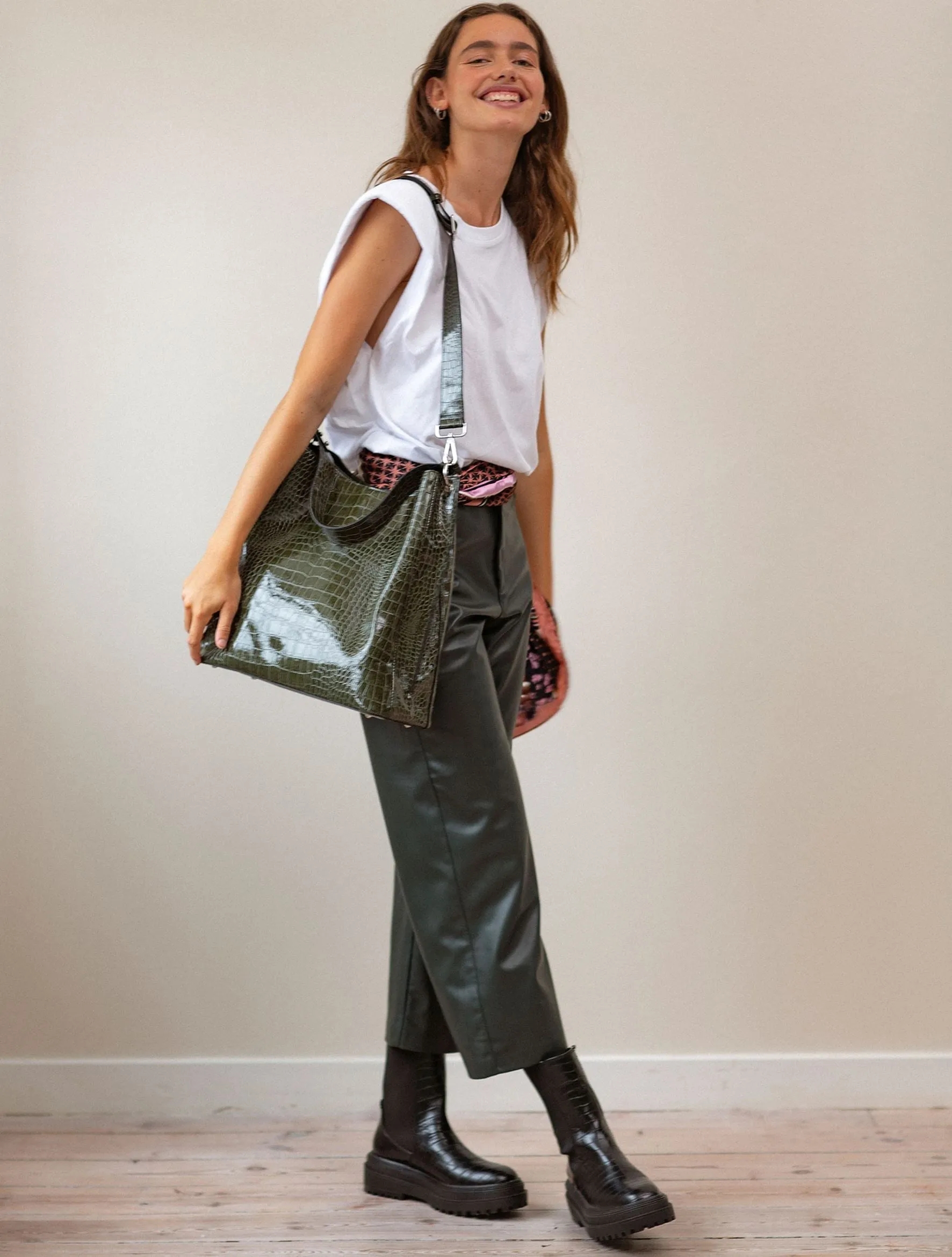 Solid Kayna Bag - old shiny