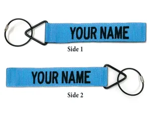 Split Text Tags - Sky Blue Tags