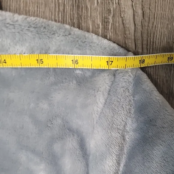 Spyder Silvery Light Gray Osito Silken Fleece Full Zip Jacket Womens Size Large