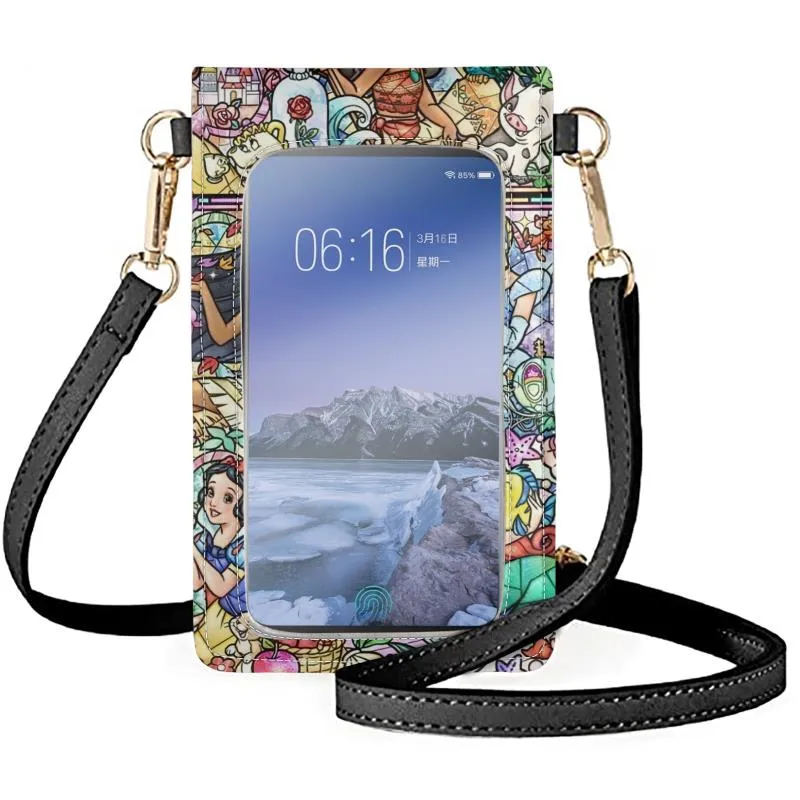 Stained Glass Princess Phone Crossbody Bag Preorder Preorder - Closing 5/5 - ETA Early June