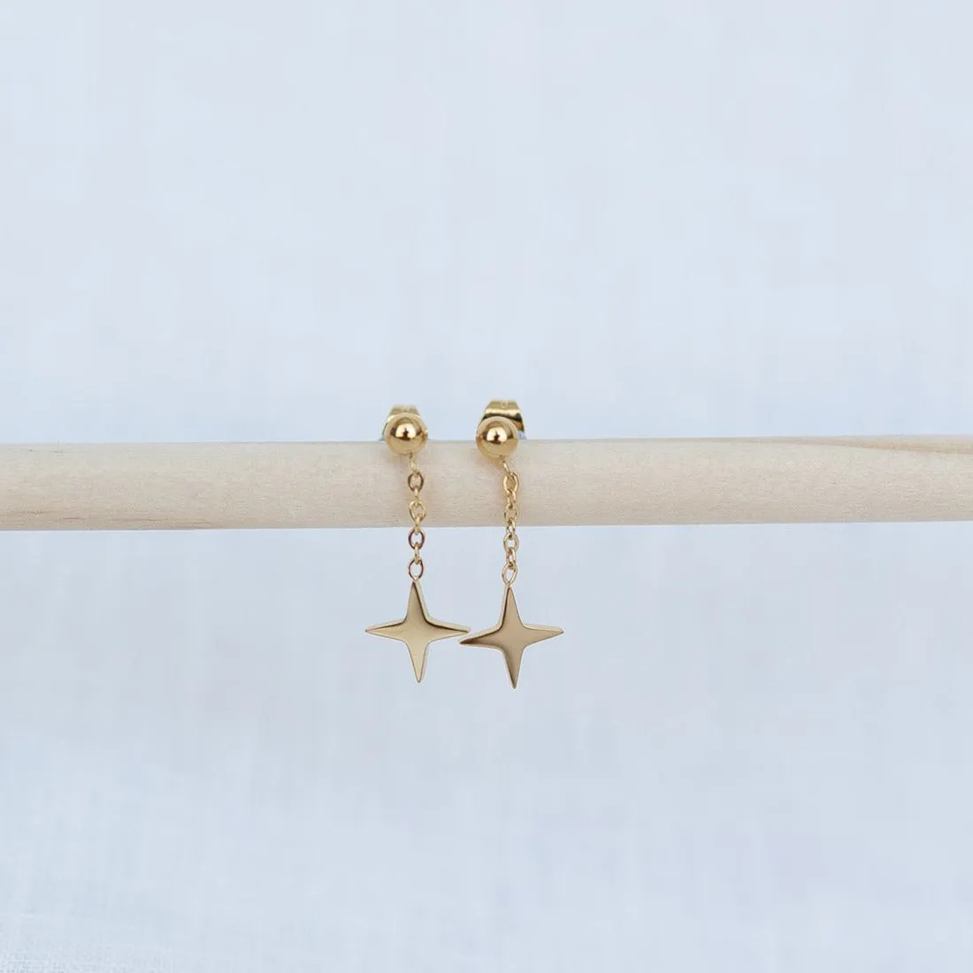 Star Drop Earrings