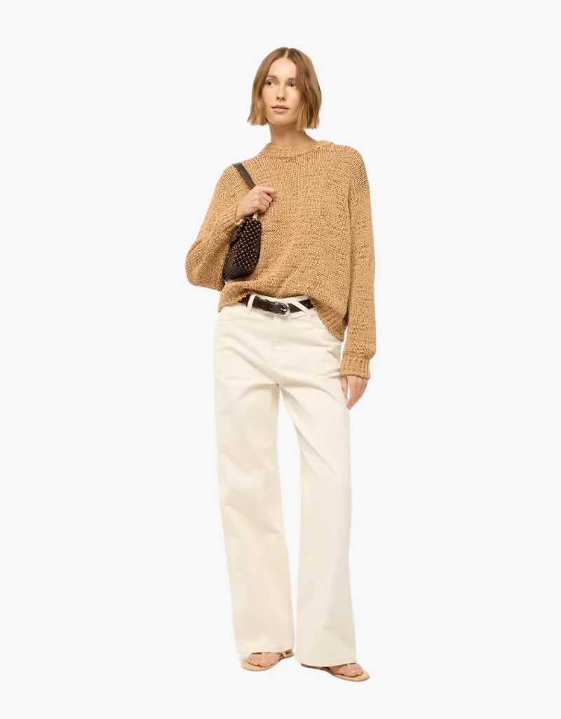 Staud Timmy Shoulder Bag in Dark Brown