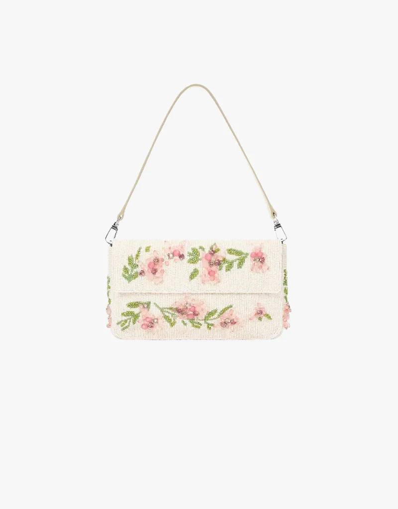 Staud Timmy Shoulder Bag in Magnolia