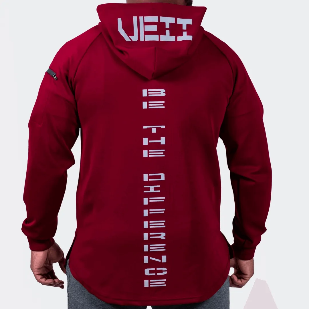 Stealth Hoodie - Burgundy