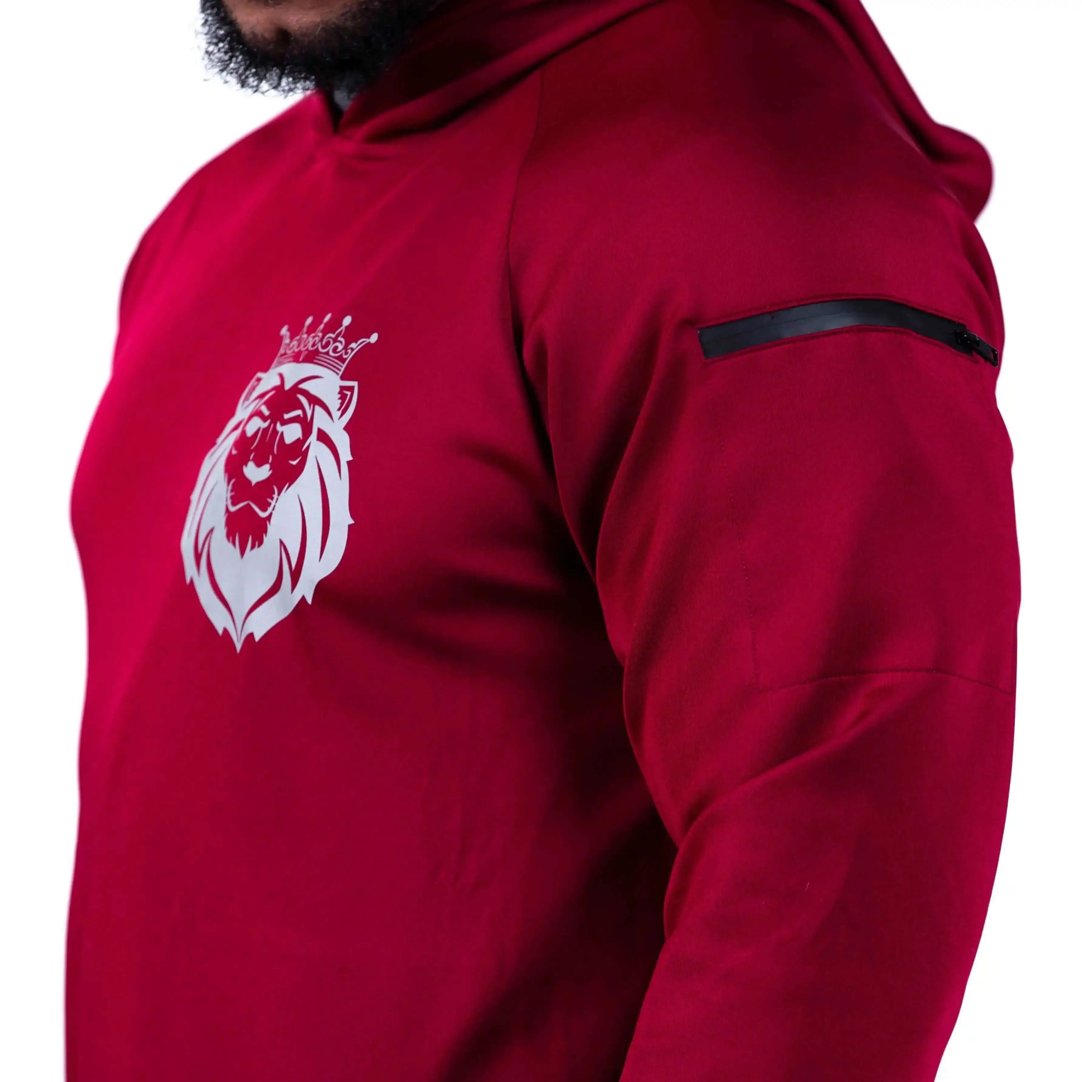 Stealth Hoodie - Burgundy