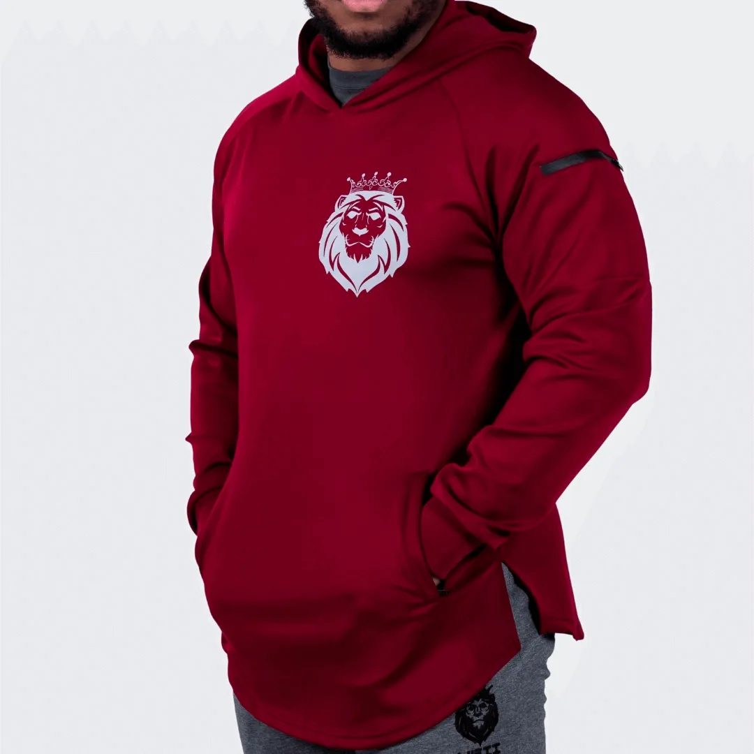 Stealth Hoodie - Burgundy