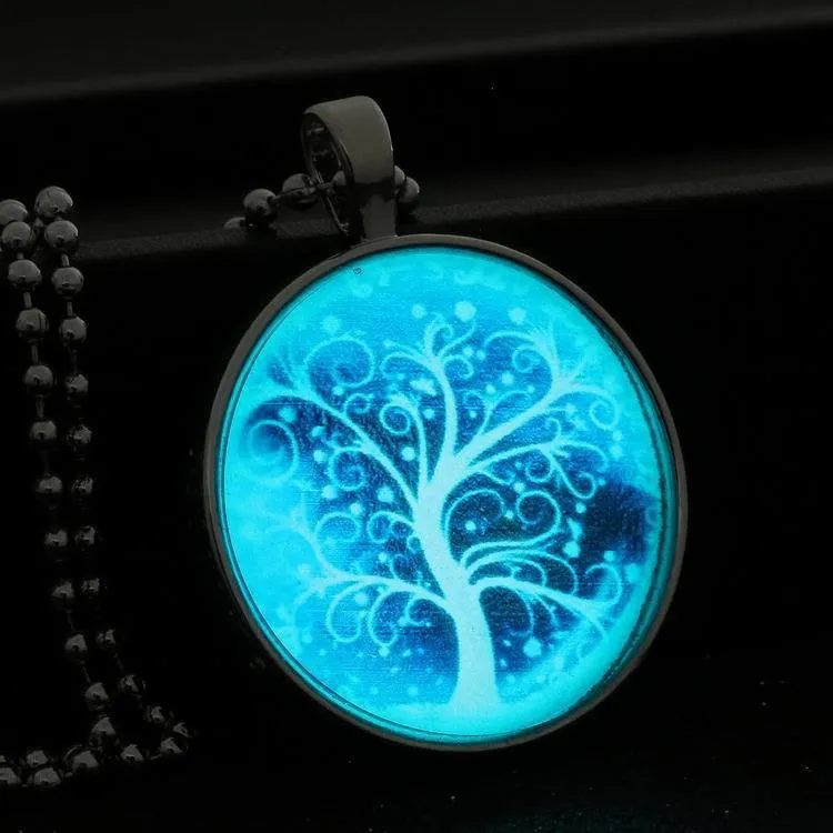 Steampunk Glow In The Dark Pendant Necklaces