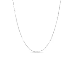 Sterling Silver Bar Chain Necklace - SALE