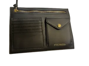 Steve Madden Large Black Wallet