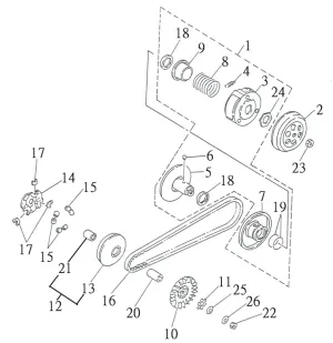 Stinger 100 Clutch