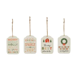 Stoneware Tag Ornament