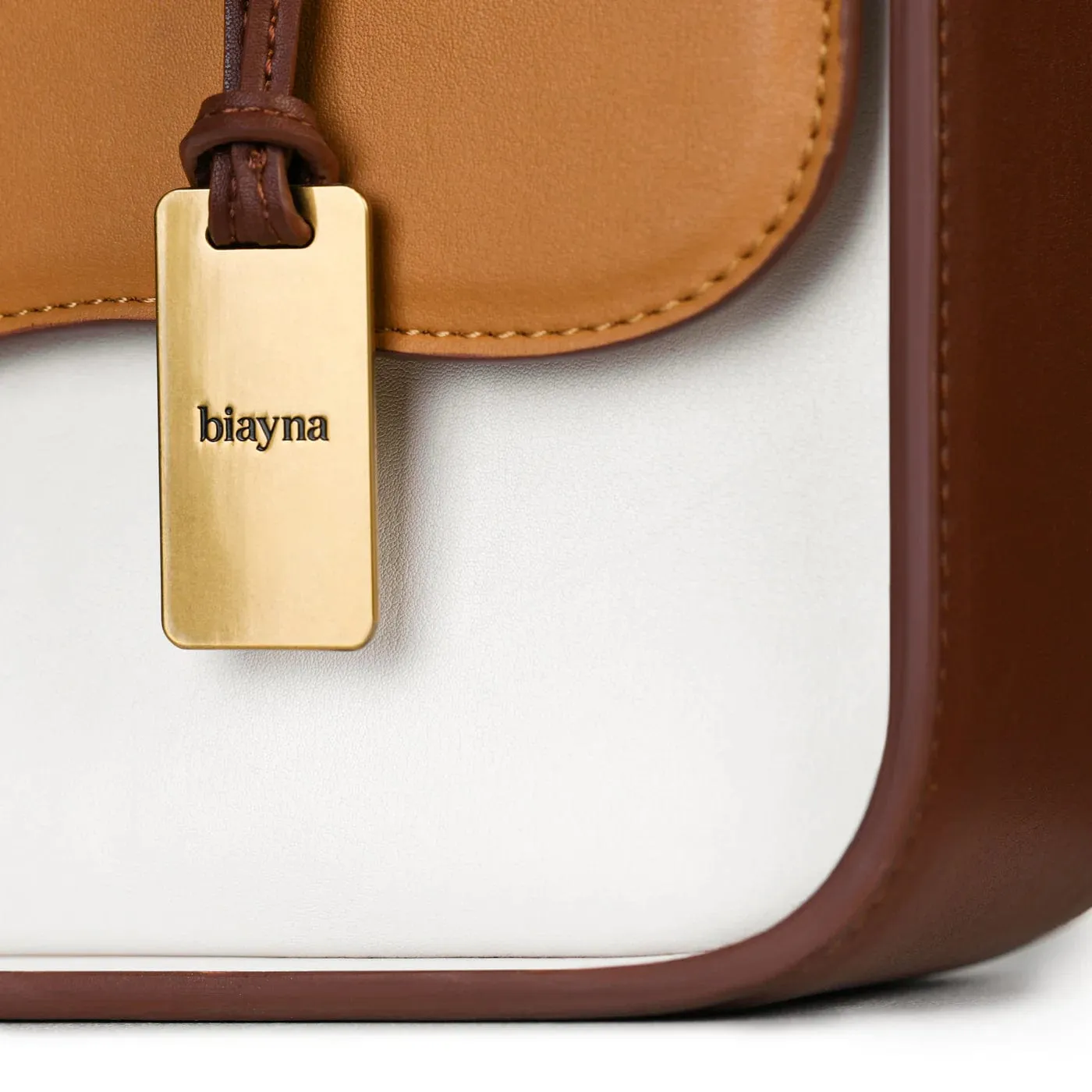 Sunrise Cactus Leather Vegan Crossbody Bag | Chestnut Honey