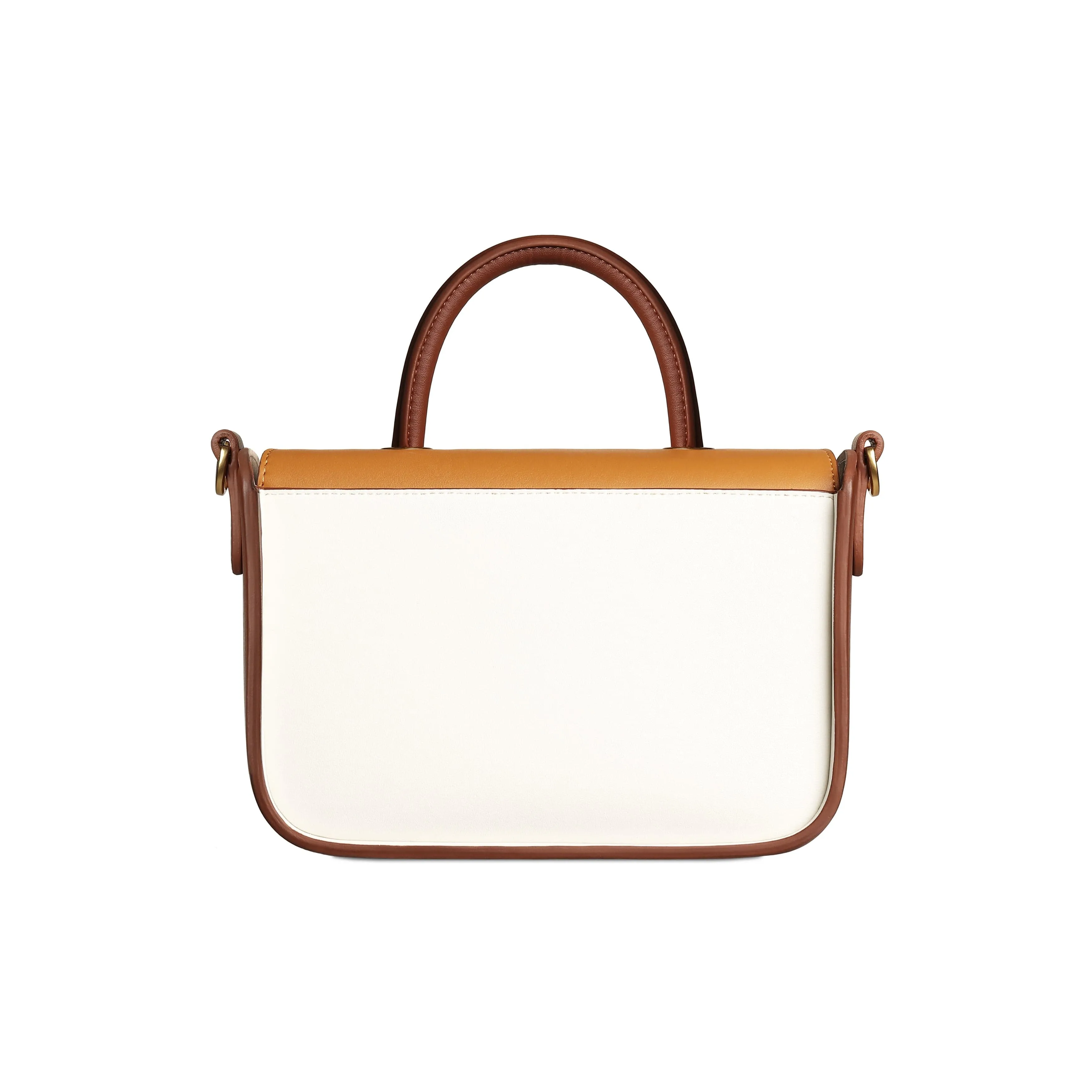 Sunrise Cactus Leather Vegan Crossbody Bag | Chestnut Honey