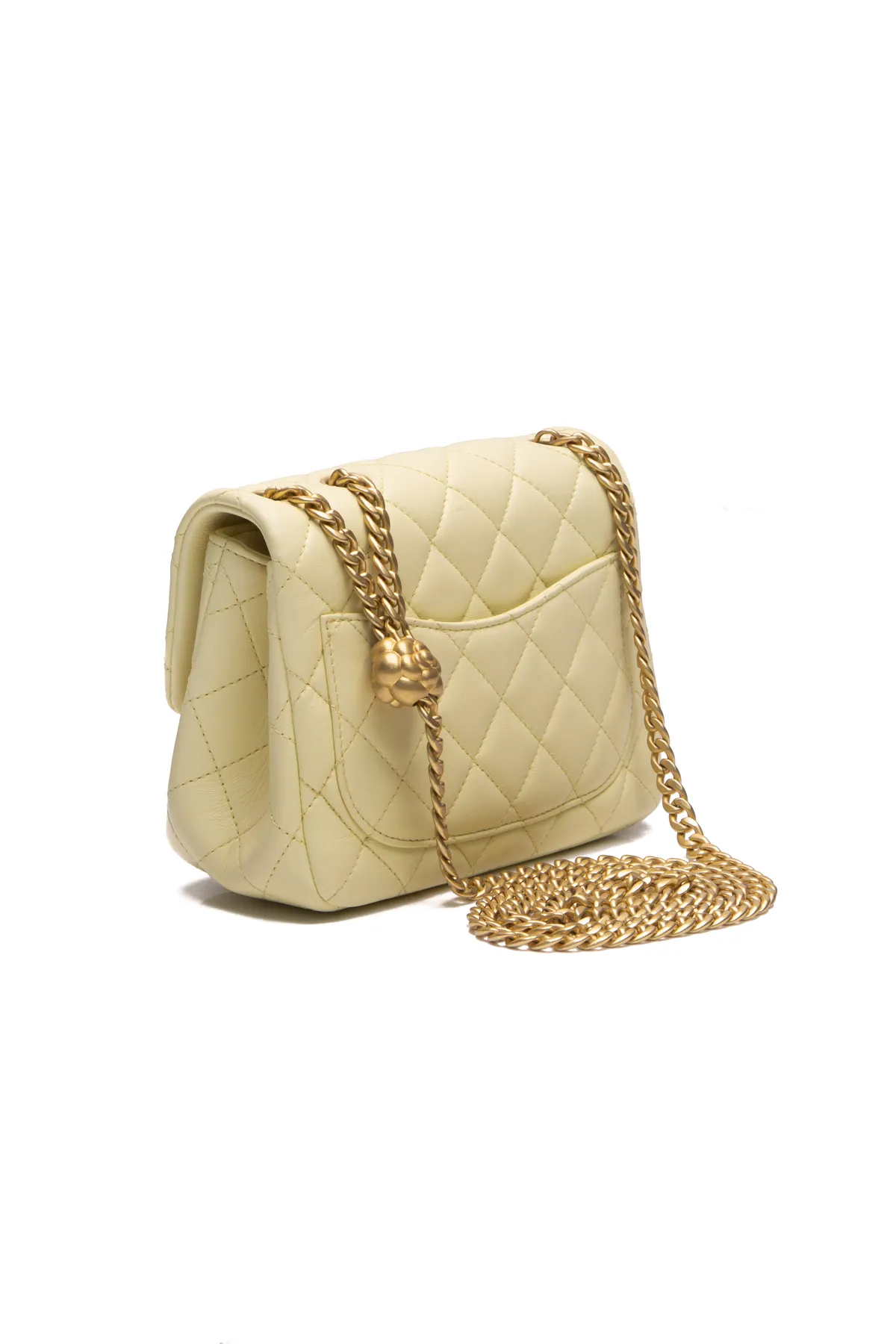Sweet Camellia Mini Square Flap Bag