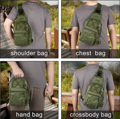 Tactical Military Sling Shoulder Bag - ACU