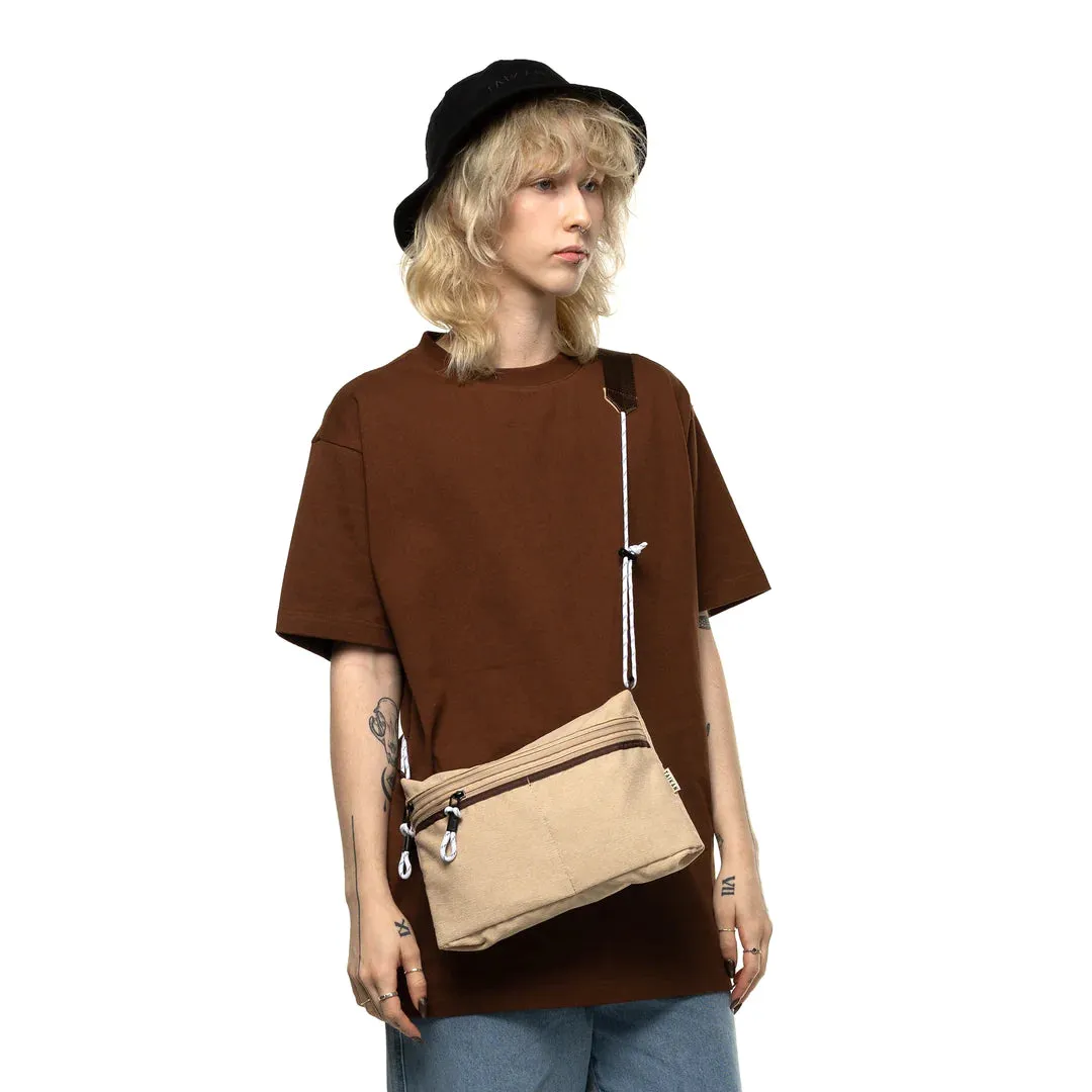 Taikan Sacoche Large Bag - Tan Corduroy