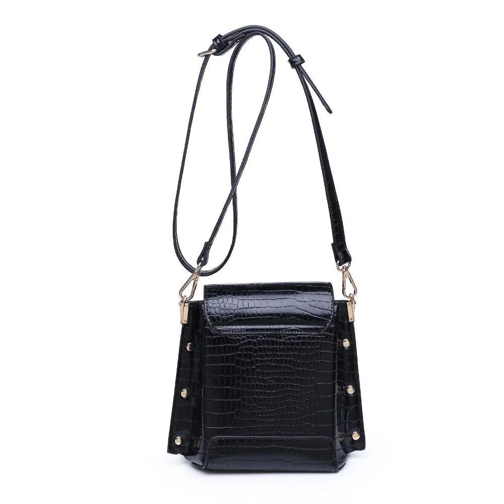 Taylor Croc Crossbody