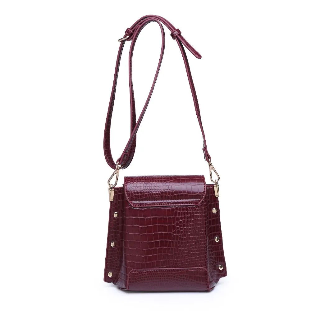 Taylor Croc Crossbody