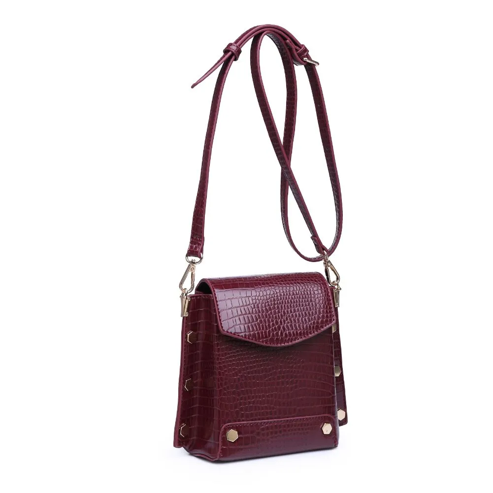 Taylor Croc Crossbody