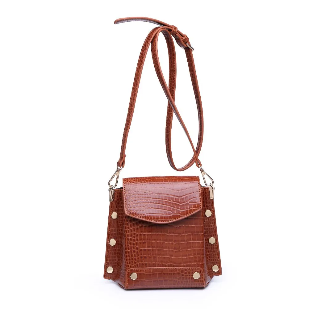 Taylor Croc Crossbody