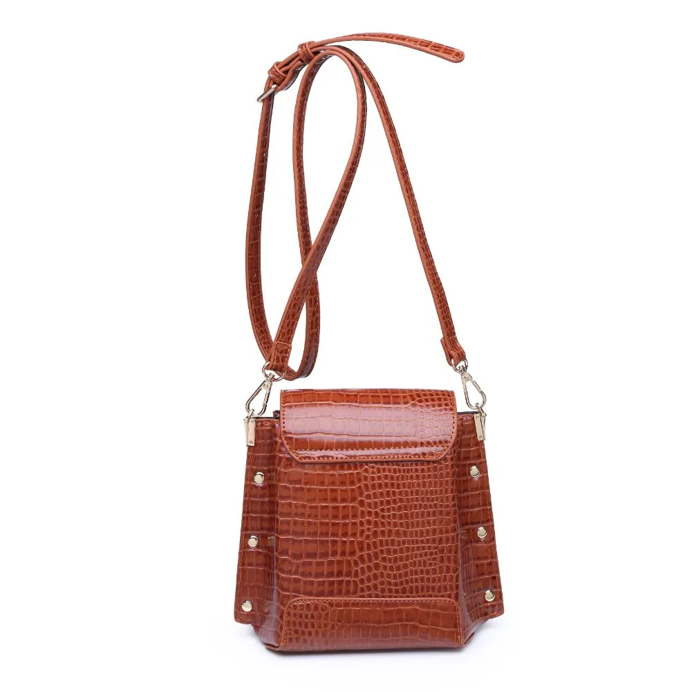 Taylor Croc Crossbody