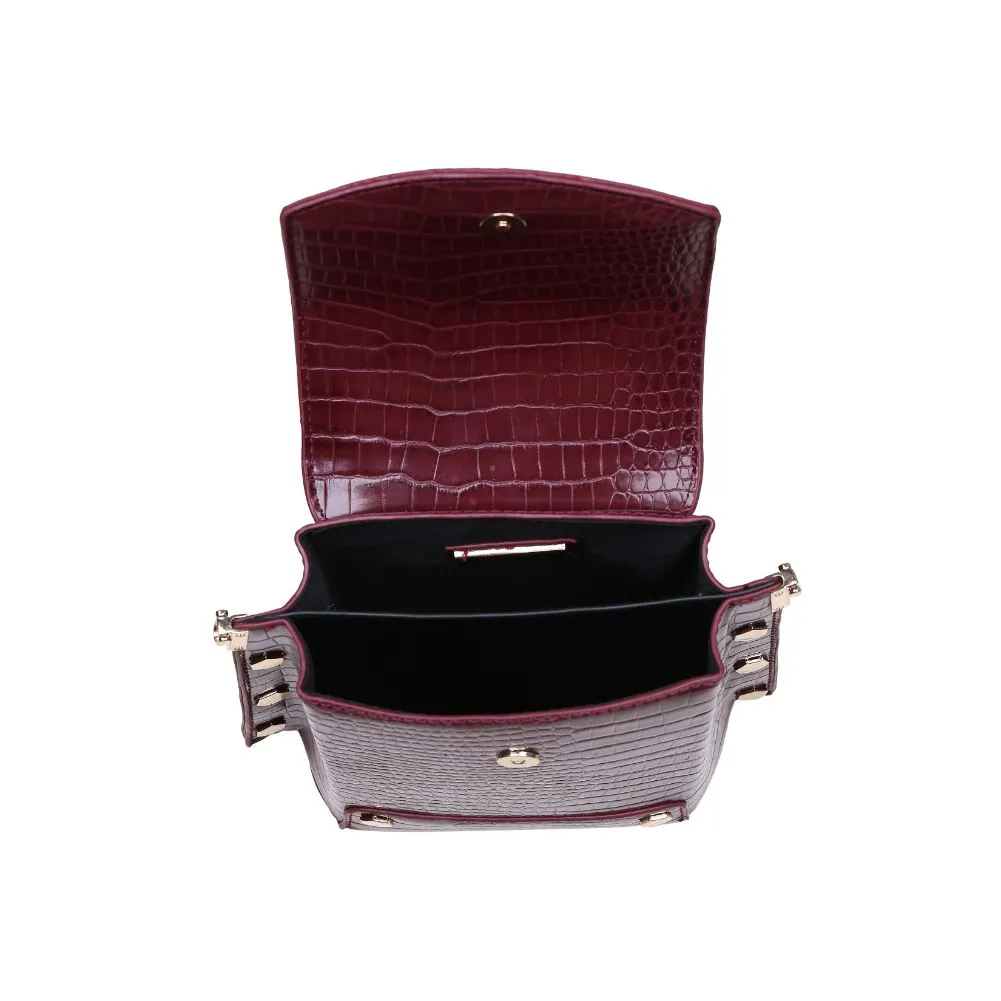 Taylor Croc Crossbody