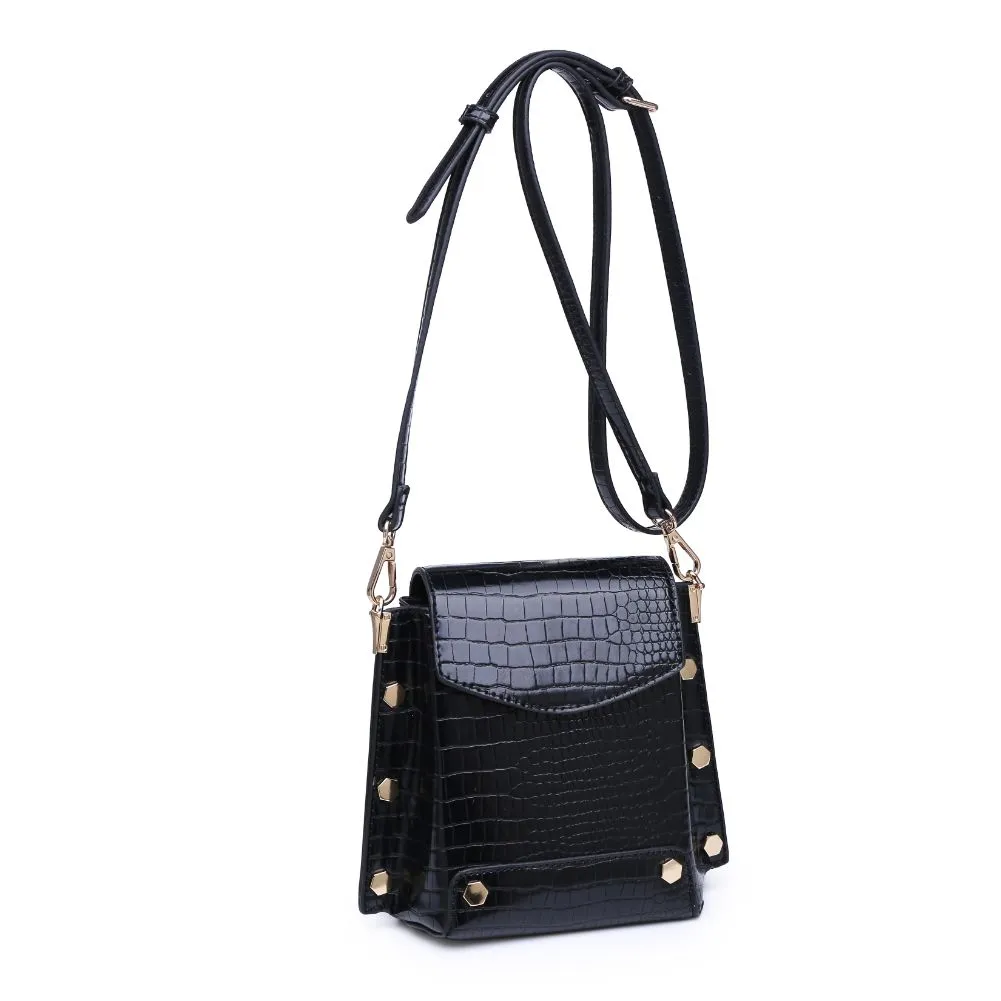 Taylor Croc Crossbody