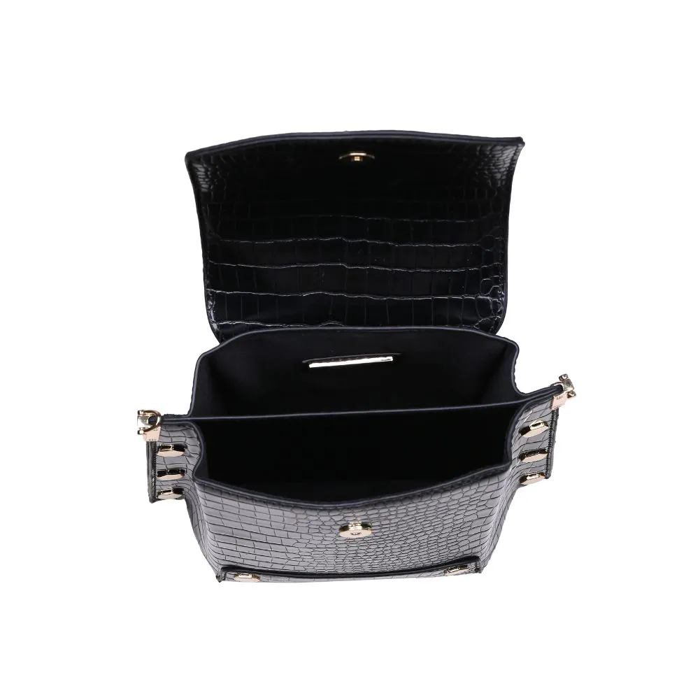 Taylor Croc Crossbody