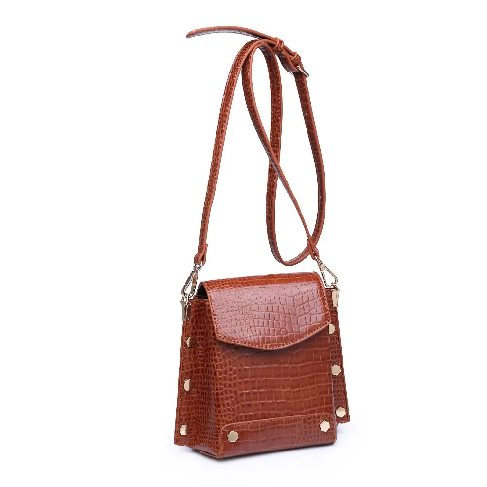 Taylor Croc Crossbody