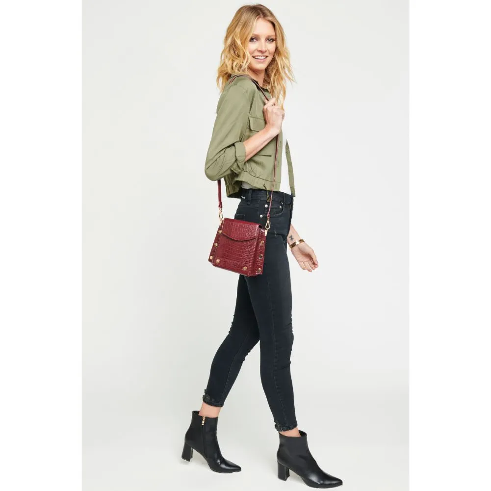 Taylor Croc Crossbody