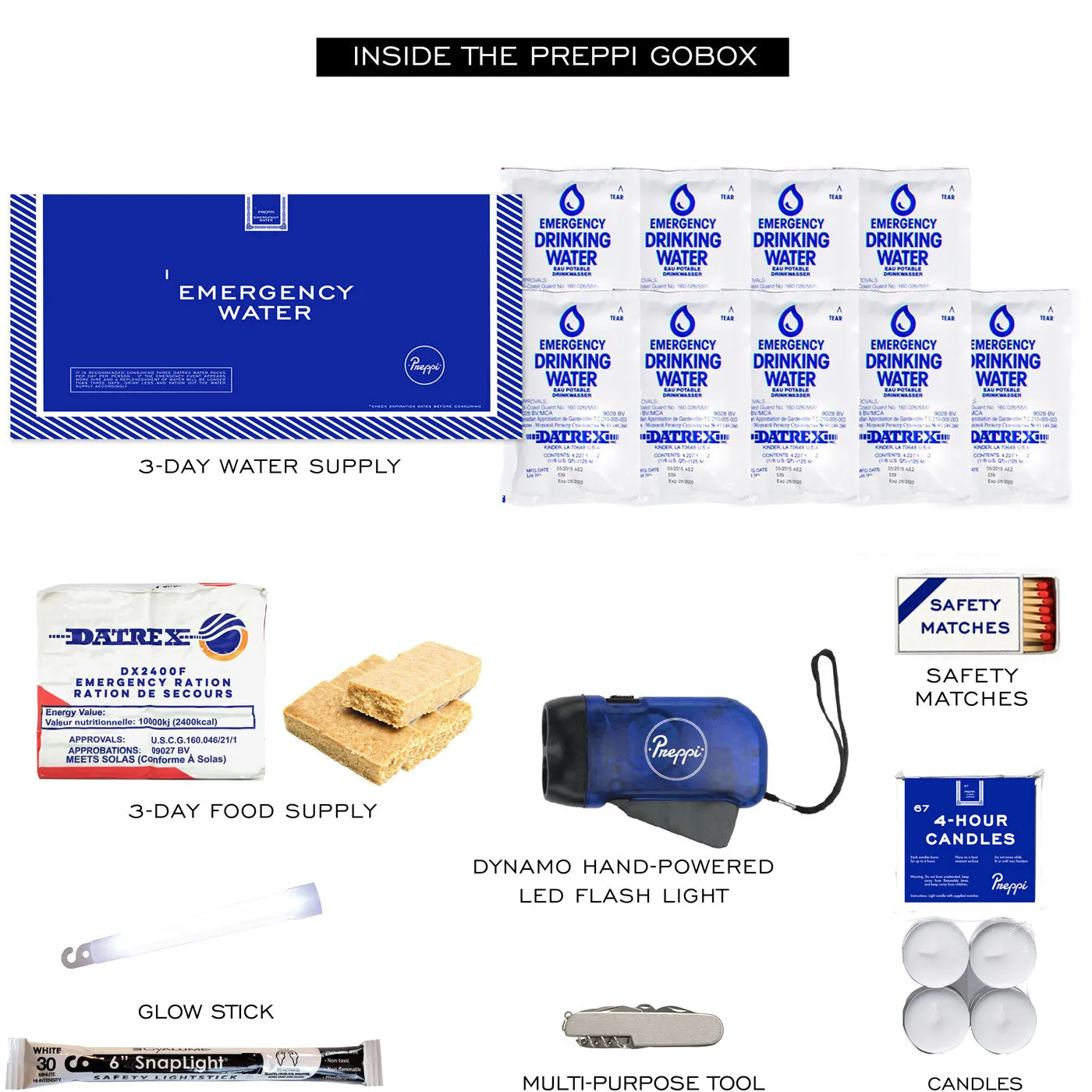 The Preppi GoBox | Family Emergency Pack