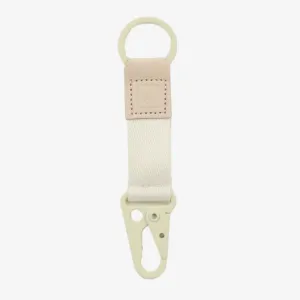 Thread Off White Keychain Clip