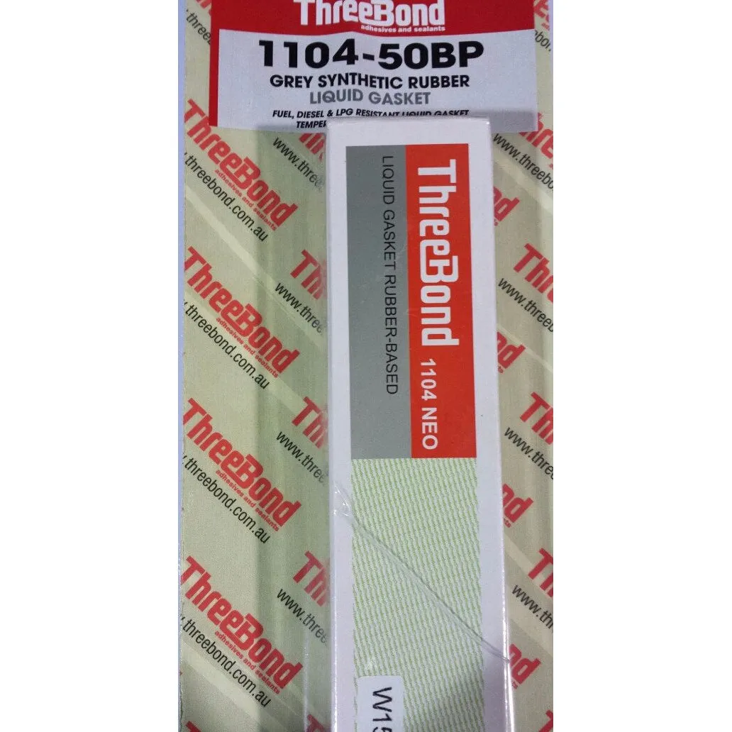 Threebond Synthetic Rubber Liquid Gasket Grey - 1104 (50g)