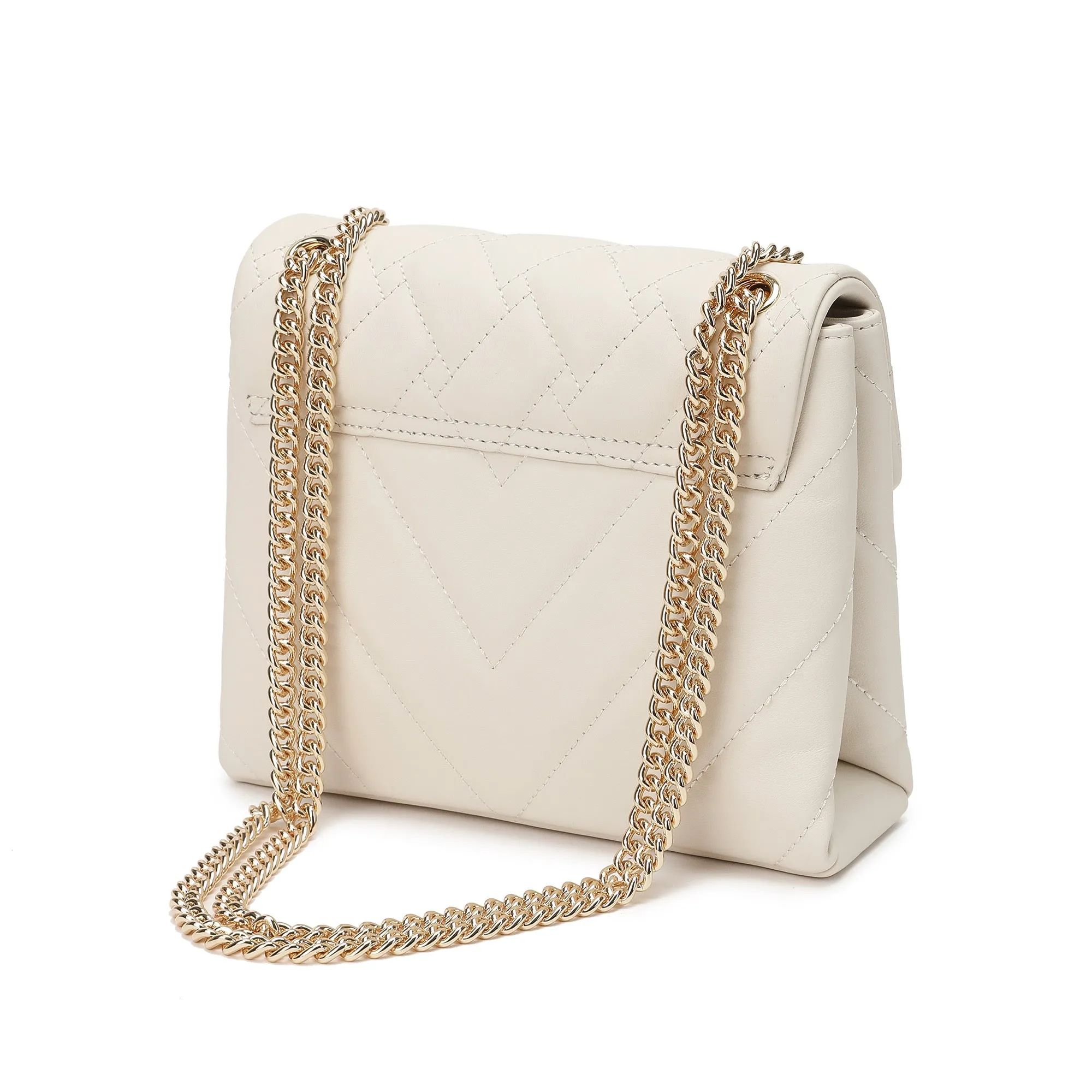 Tiffany & Fred Quilted Sheepskin Tassel Crossbody