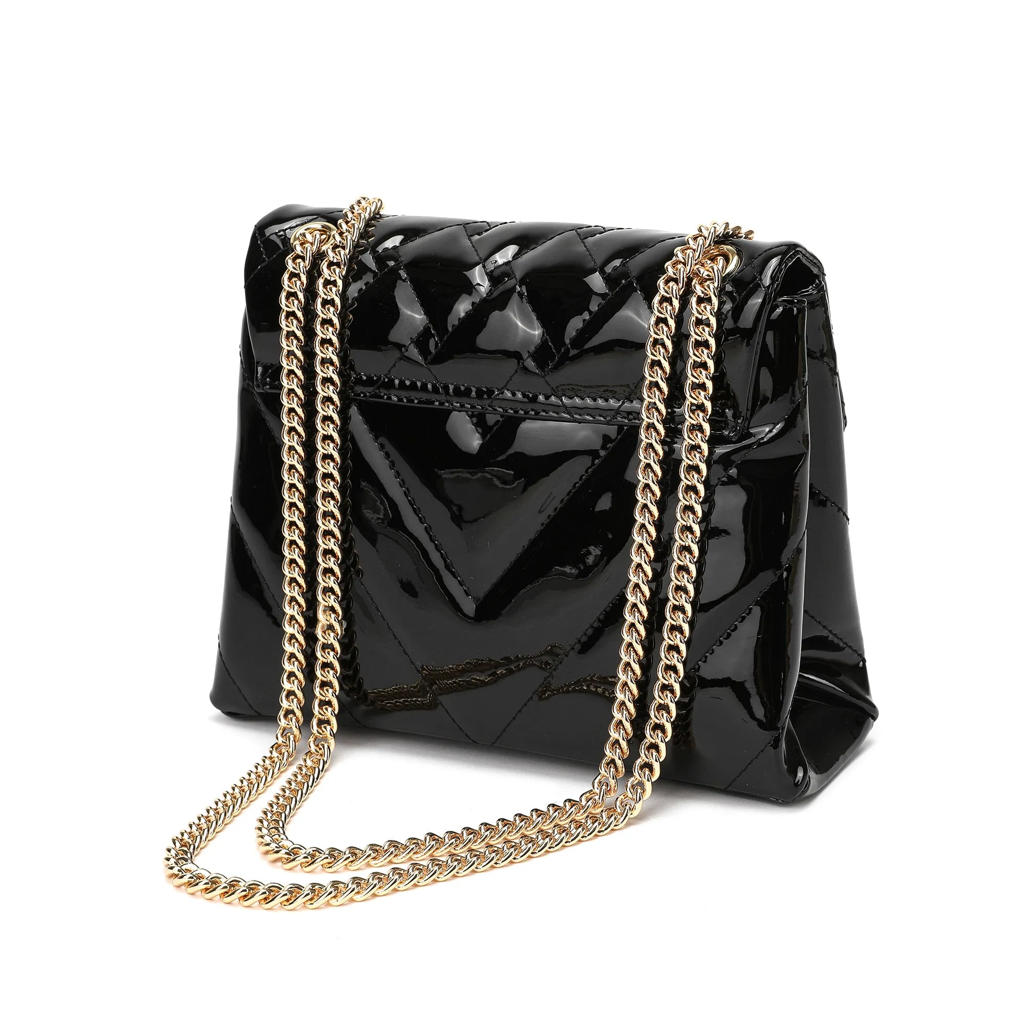Tiffany & Fred Quilted Sheepskin Tassel Crossbody