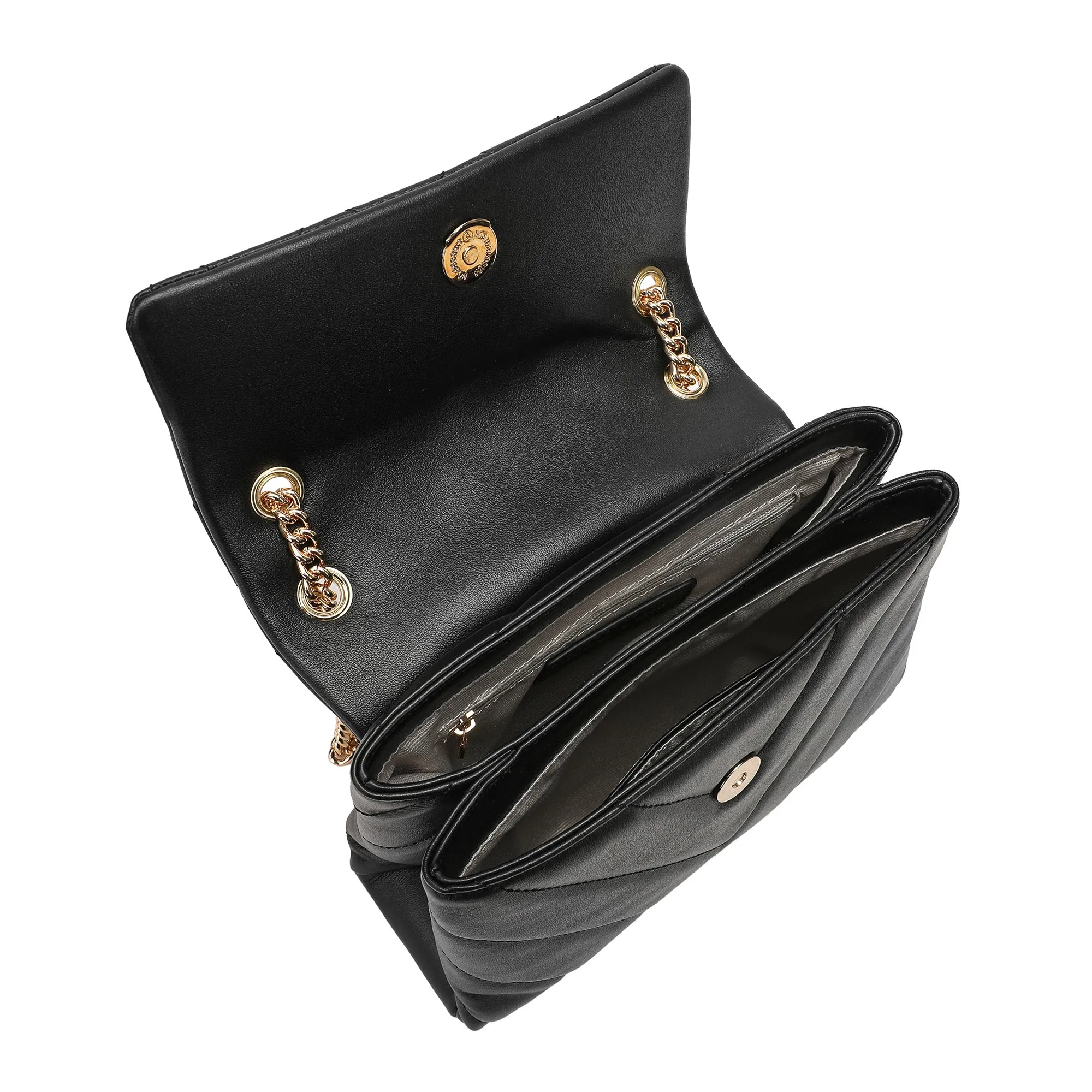 Tiffany & Fred Quilted Sheepskin Tassel Crossbody