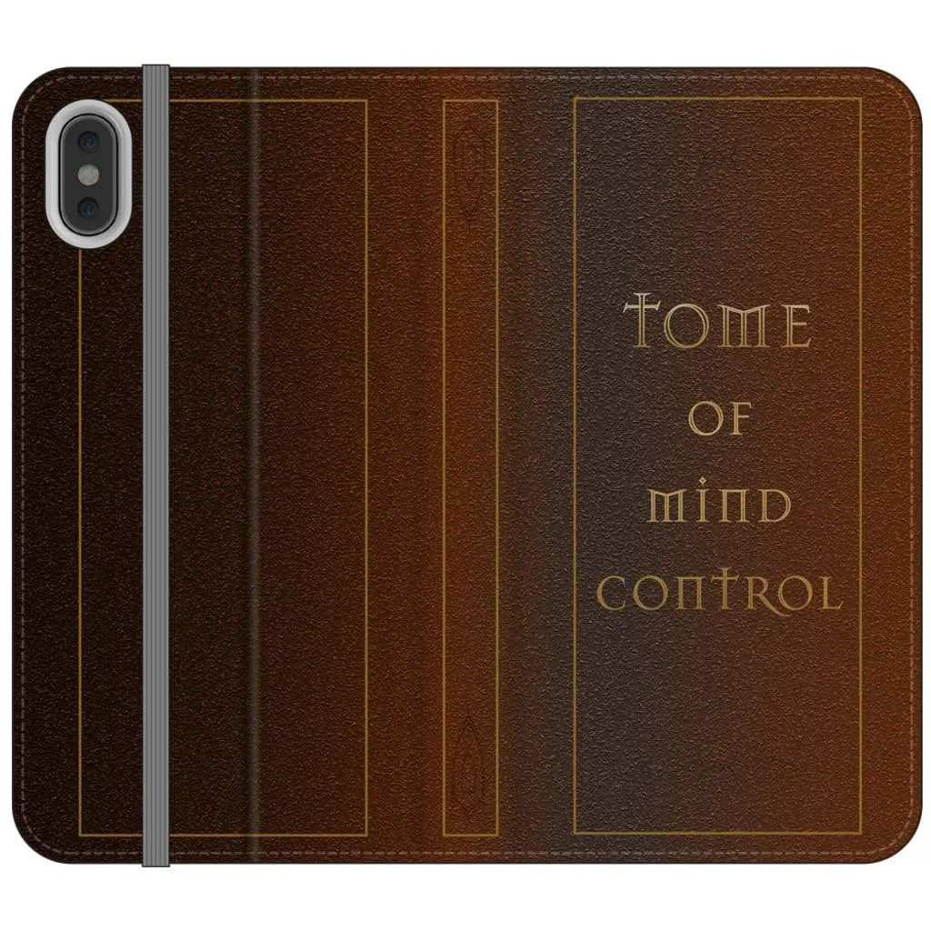 Tome Of Mind Control Folio Phone Case