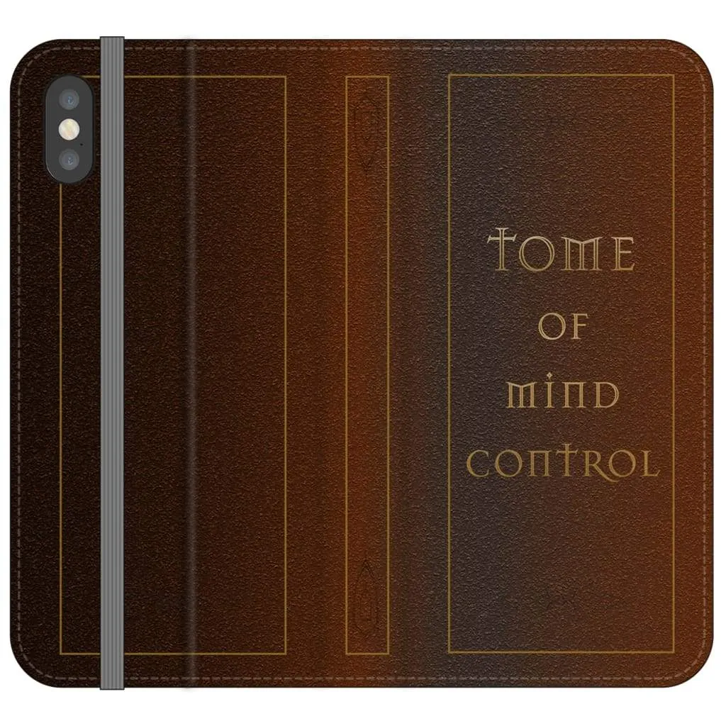 Tome Of Mind Control Folio Phone Case