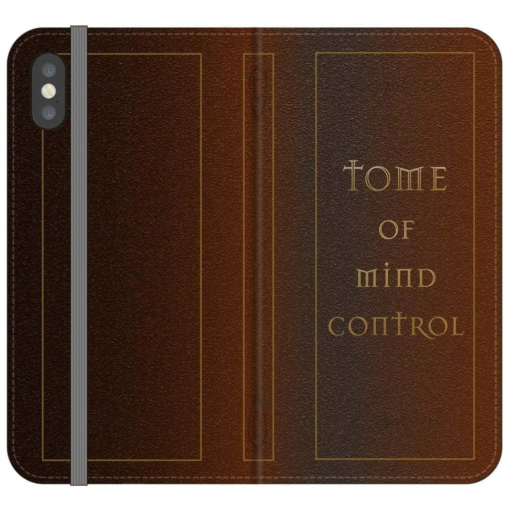 Tome Of Mind Control Folio Phone Case
